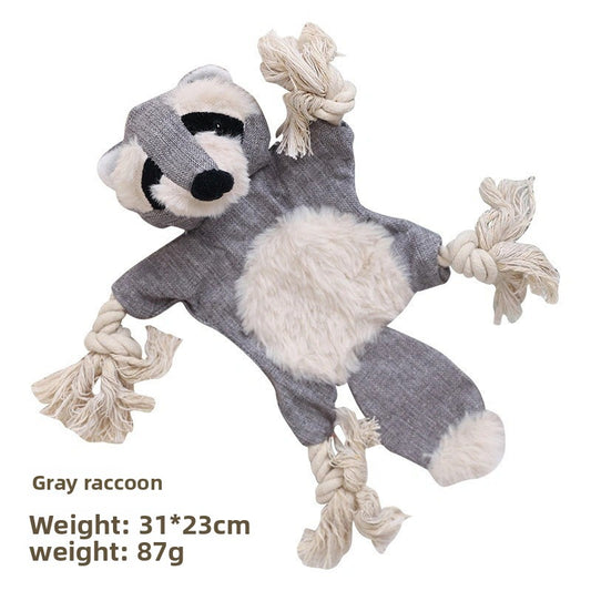The plush toy contains sound paper BBs and is called a toy.