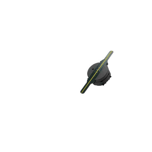 The small fan's stereoscopic image rotates
