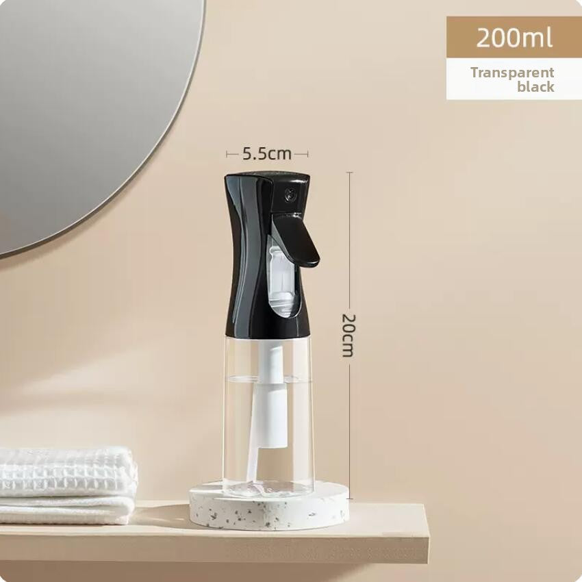 The spray bottle is continuously sterilized with high-pressure alcohol