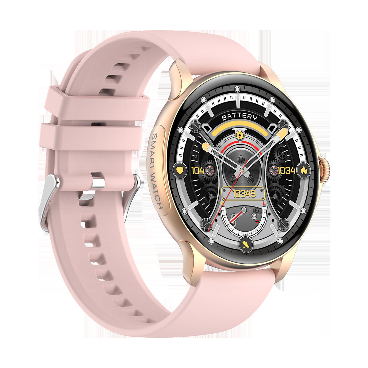 The touchscreen smartwatch with long-lasting memory is equipped with a brand-new system