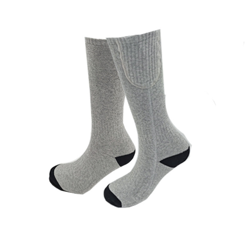 Thermal electric heating socks with adjustable temperature control
