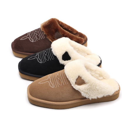 Thermal Leather House Slippers
