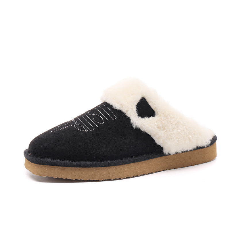 Thermal Leather House Slippers