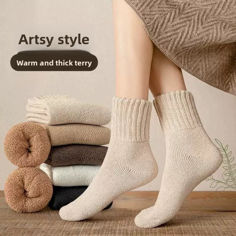 Thermal Terry Casual Socks