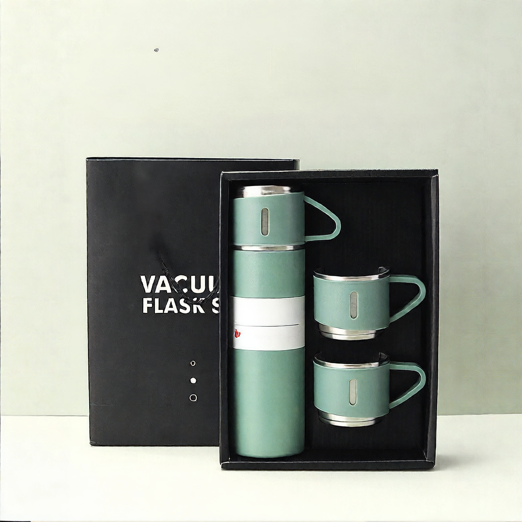 Thermos Cup with Three Lids