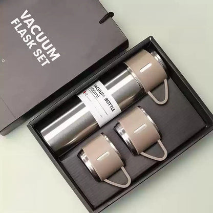 Thermos Cup with Three Lids