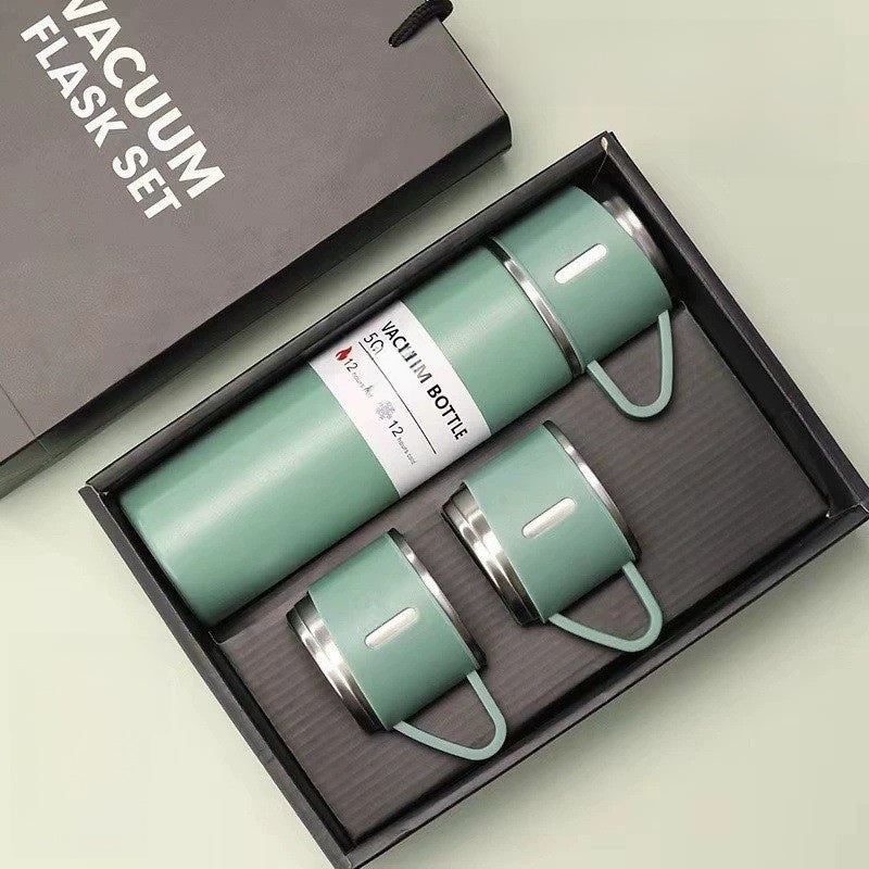 Thermos Cup with Three Lids