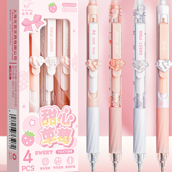 Thermosensitive Erasable Gel Pen with Soft Grip