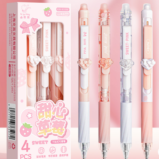 Thermosensitive Erasable Gel Pen with Soft Grip