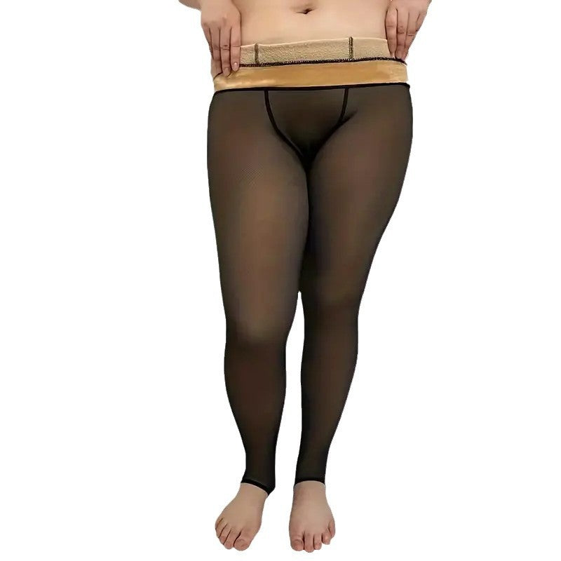 Thick and fleece leggings for warmth in autumn and winter