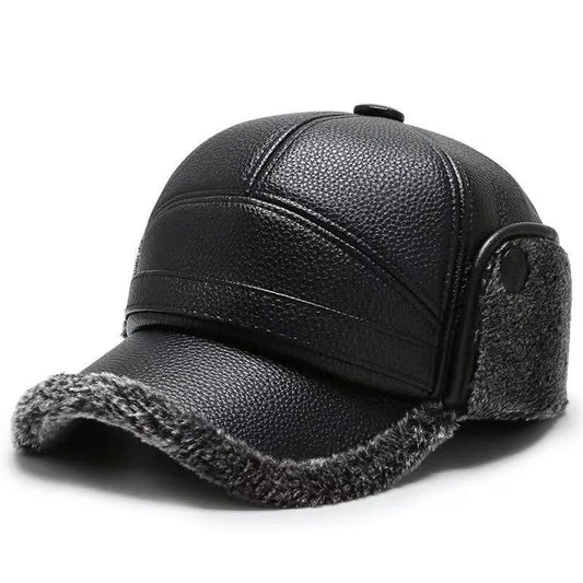 Thick and warm winter-spring cap for the elderly and middle-aged