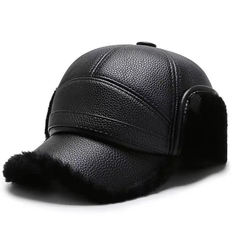 Thick and warm winter-spring cap for the elderly and middle-aged