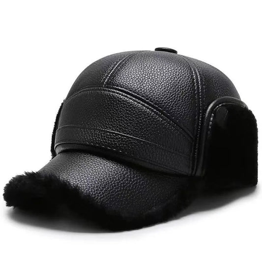 Thick and warm winter-spring cap for the elderly and middle-aged