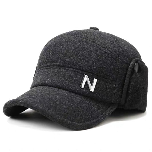 Thick and warm winter-spring cap for the elderly and middle-aged