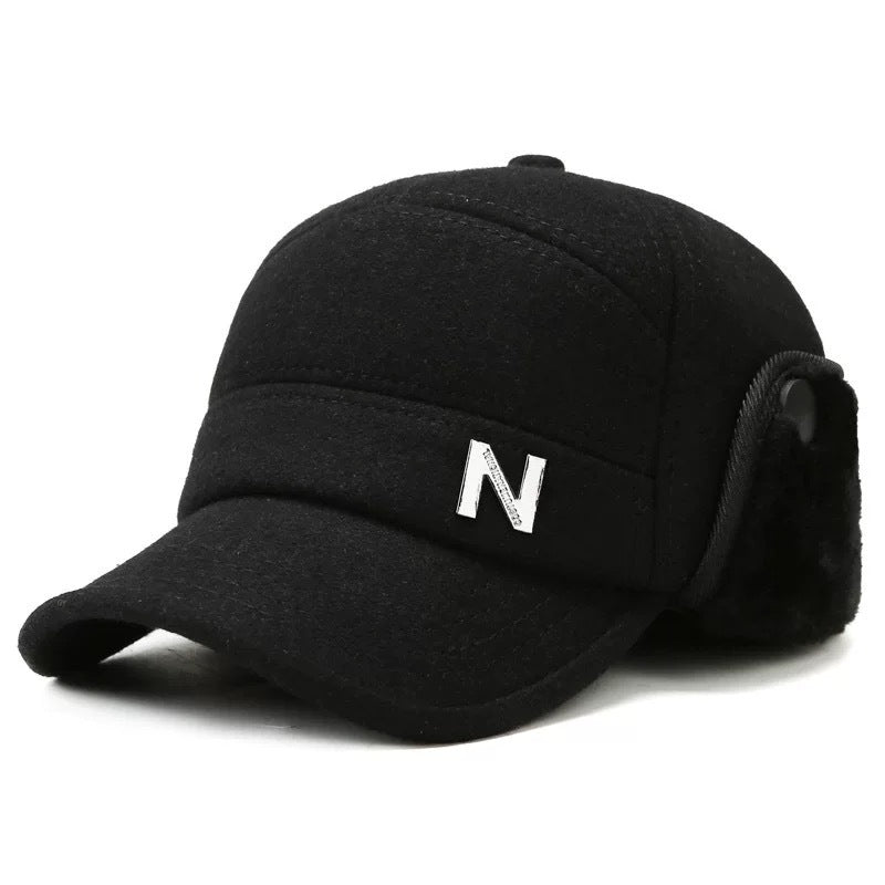 Thick and warm winter-spring cap for the elderly and middle-aged