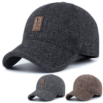 Thick and warm winter-spring cap for the elderly and middle-aged