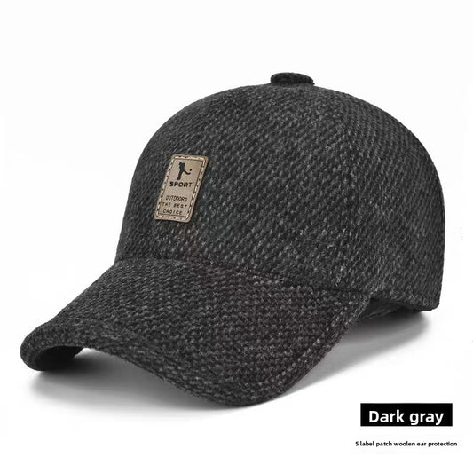 Thick and warm winter-spring cap for the elderly and middle-aged