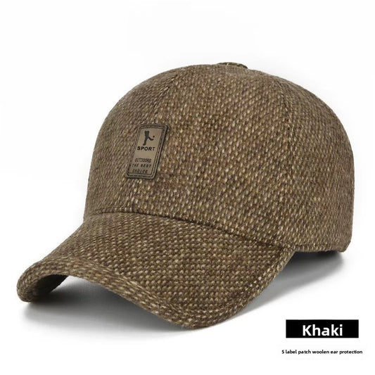 Thick and warm winter-spring cap for the elderly and middle-aged
