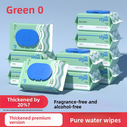 Thick baby wipes in large packages