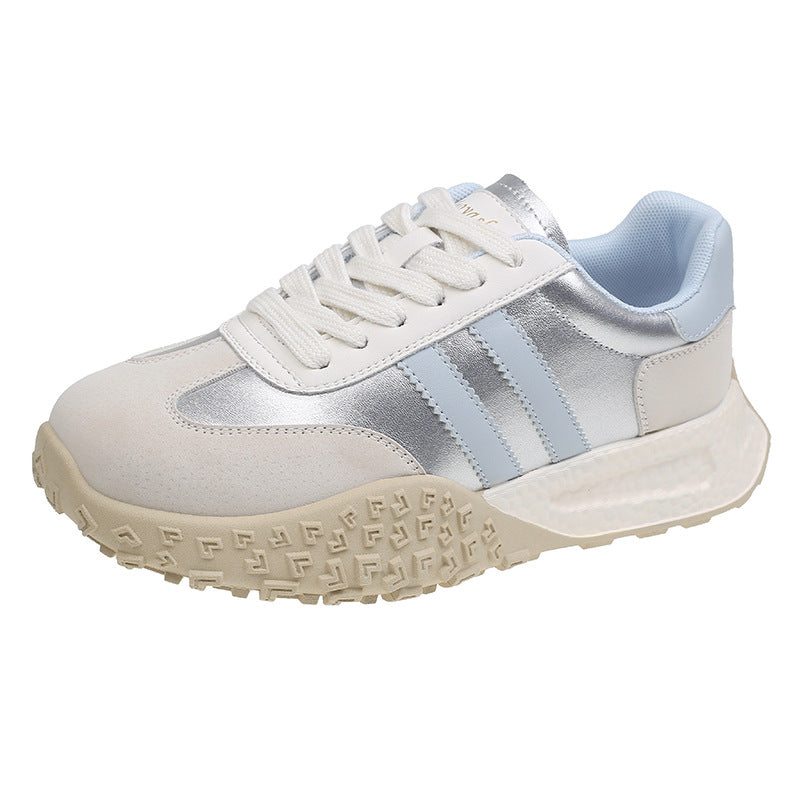 Thick Bottom Color Matching Comfortable Women Sneakers