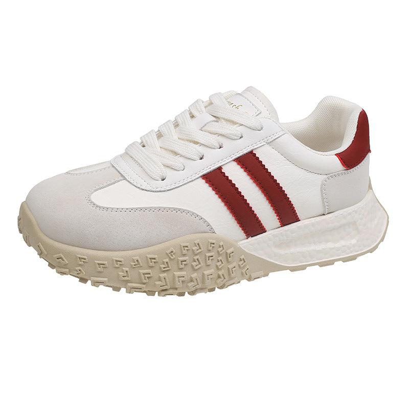 Thick Bottom Color Matching Comfortable Women Sneakers