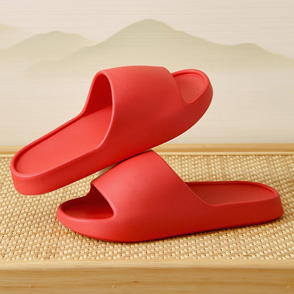 Thick-bottomed travel home portable bathroom slippers