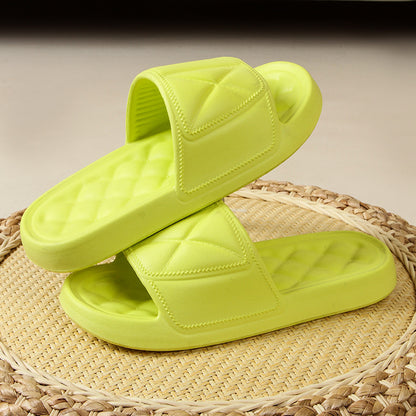 Thick-bottomed travel home portable bathroom slippers