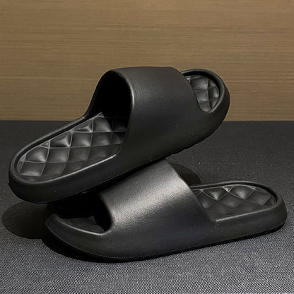 Thick-bottomed travel home portable bathroom slippers