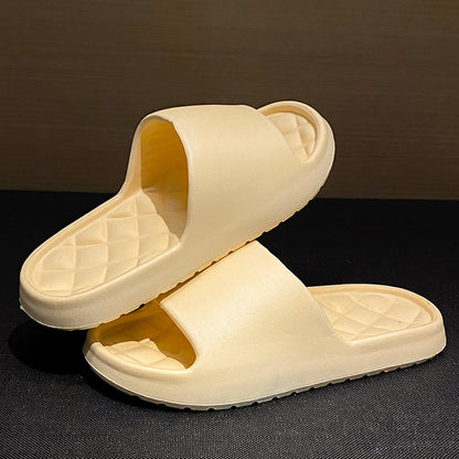 Thick-bottomed travel home portable bathroom slippers