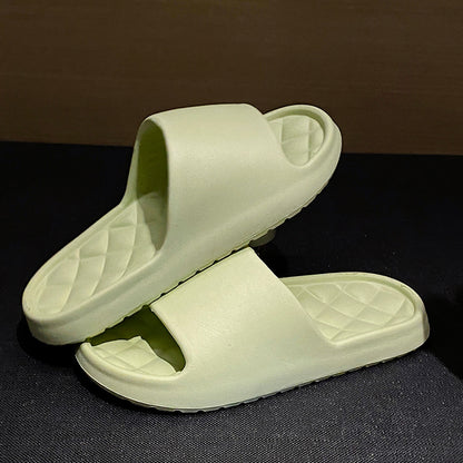 Thick-bottomed travel home portable bathroom slippers