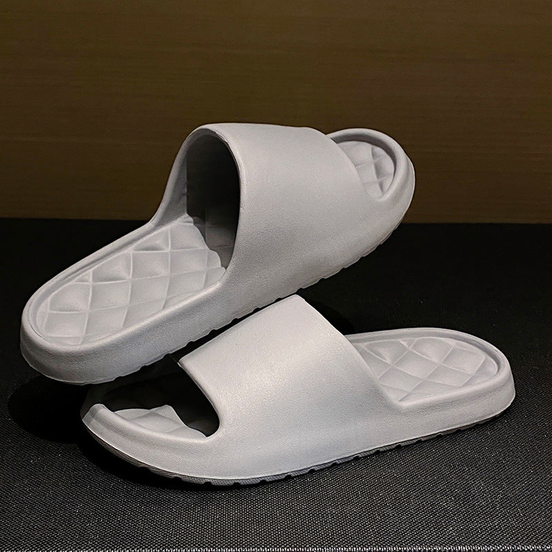 Thick-bottomed travel home portable bathroom slippers