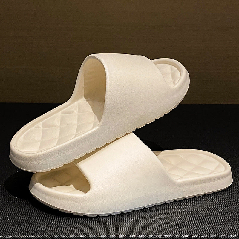 Thick-bottomed travel home portable bathroom slippers