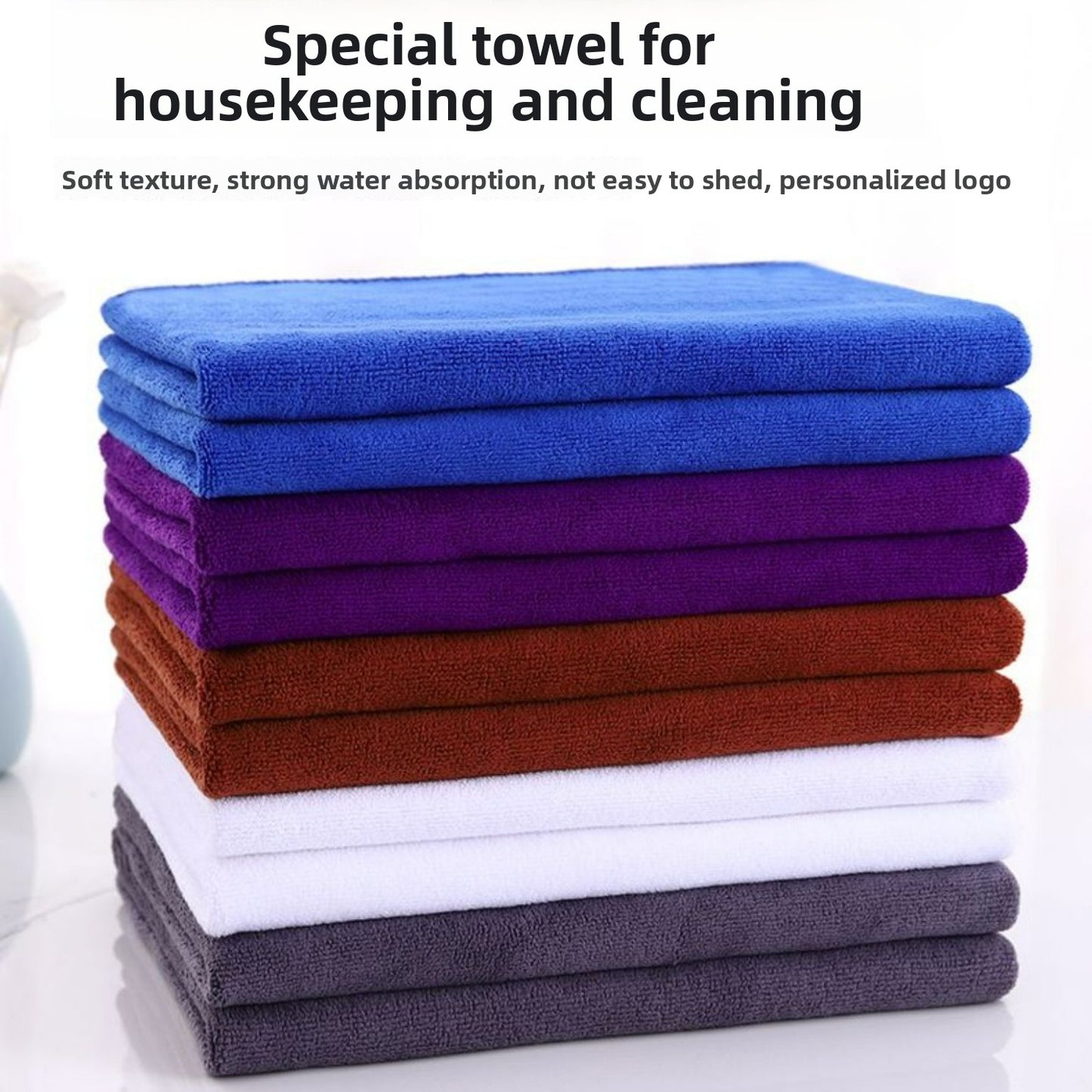 Thick cleaning towel