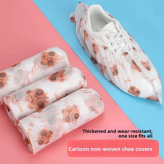 Thick disposable shoe covers for indoor use