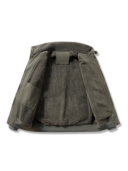 Thick-fabric pilot jacket coat