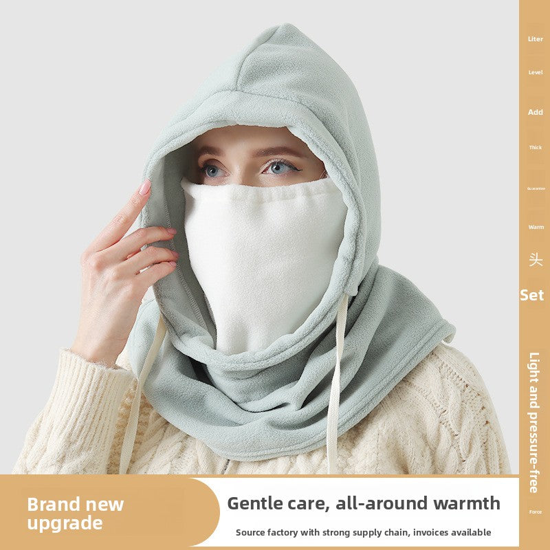 Thick-fabric pullover hat