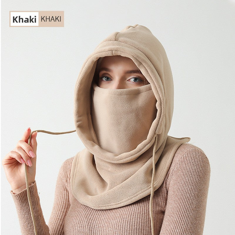 Thick-fabric pullover hat