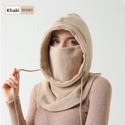 Thick-fabric pullover hat