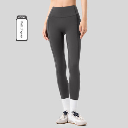 Thick fleece yoga pants