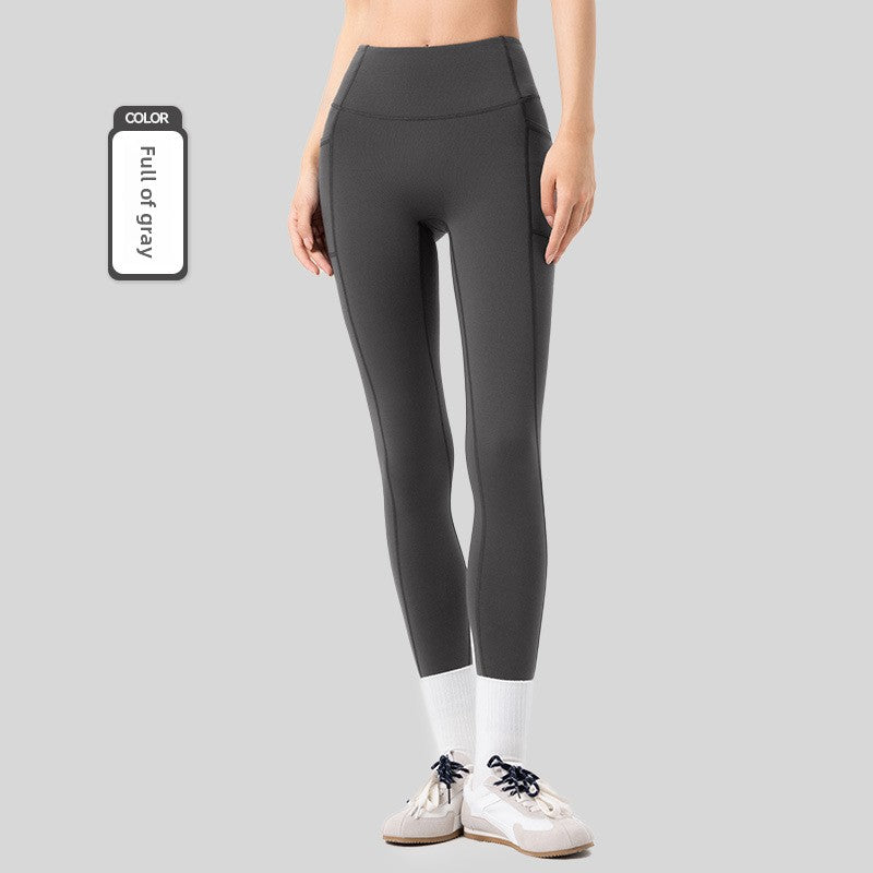 Thick fleece yoga pants