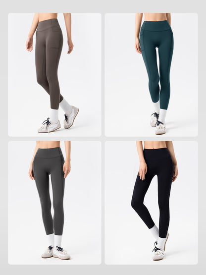 Thick fleece yoga pants