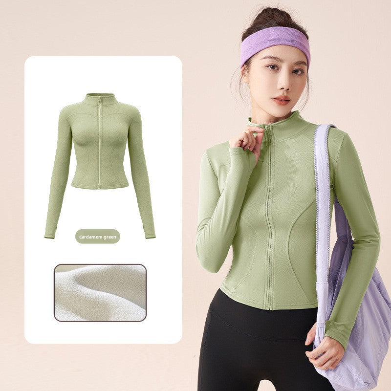 Thick fleece yoga pants