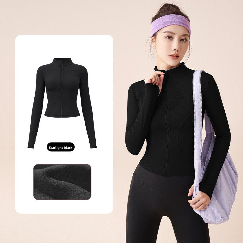 Thick fleece yoga pants