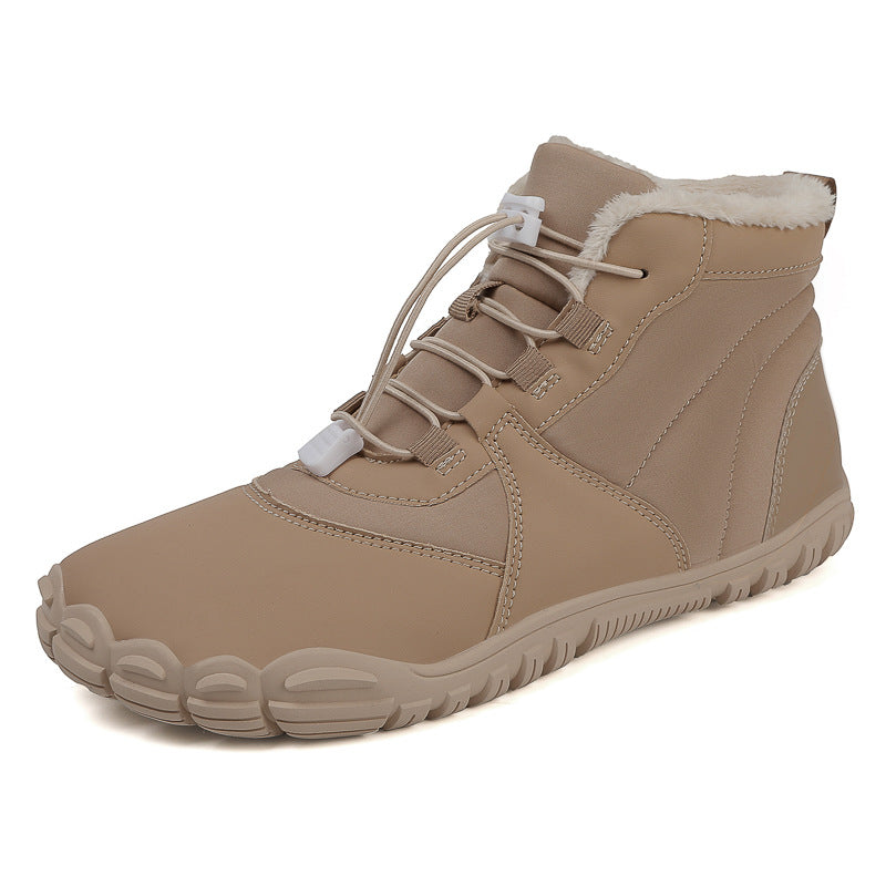 Thick-fur lined snow boots