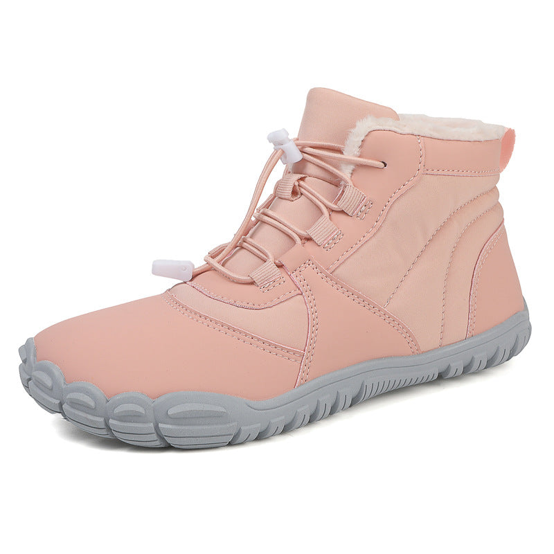 Thick-fur lined snow boots
