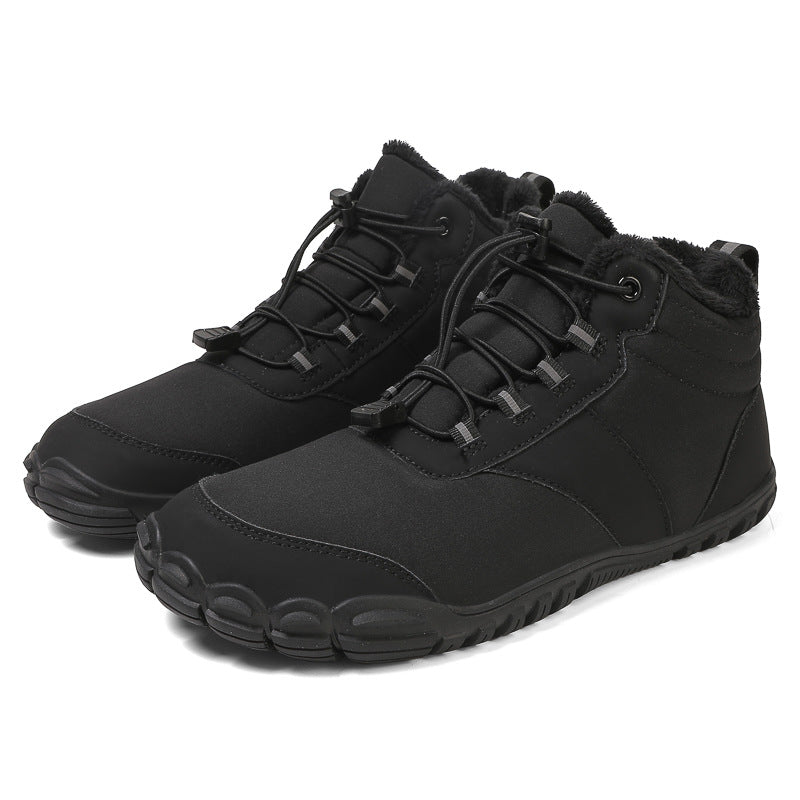 Thick-fur lined snow boots