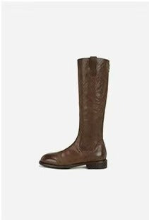 Thick Heel Mid-High Boots
