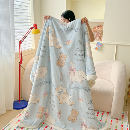 Thick Lambskin Coverlet