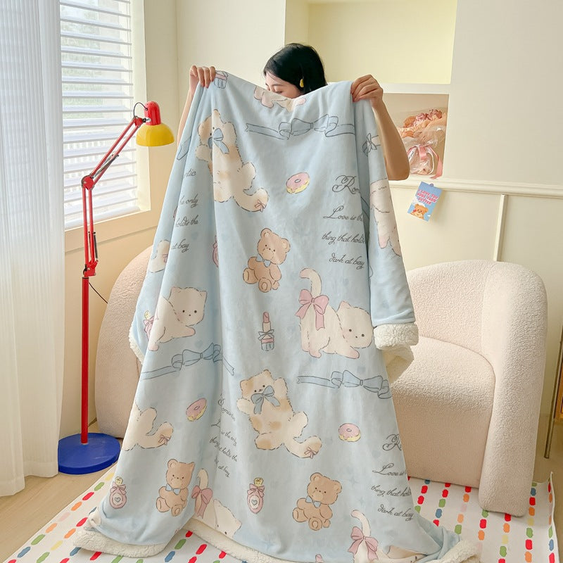 Thick Lambskin Coverlet