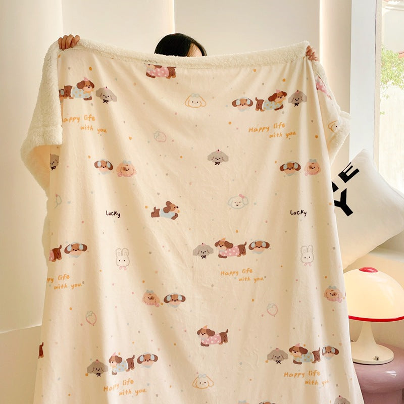 Thick Lambskin Coverlet